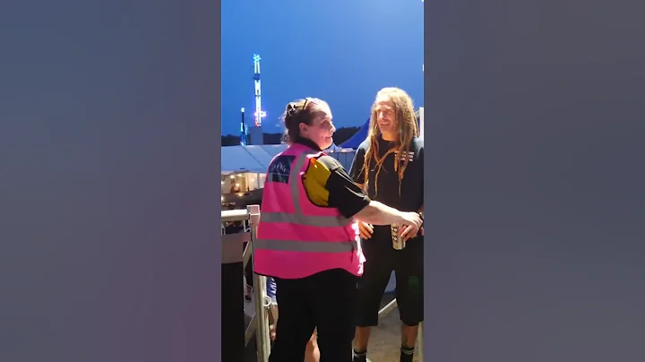Security stops Lamb of God's Randy Blythe from sne...