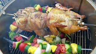 WSM Cajun Bandit Rotisserie Kabobs