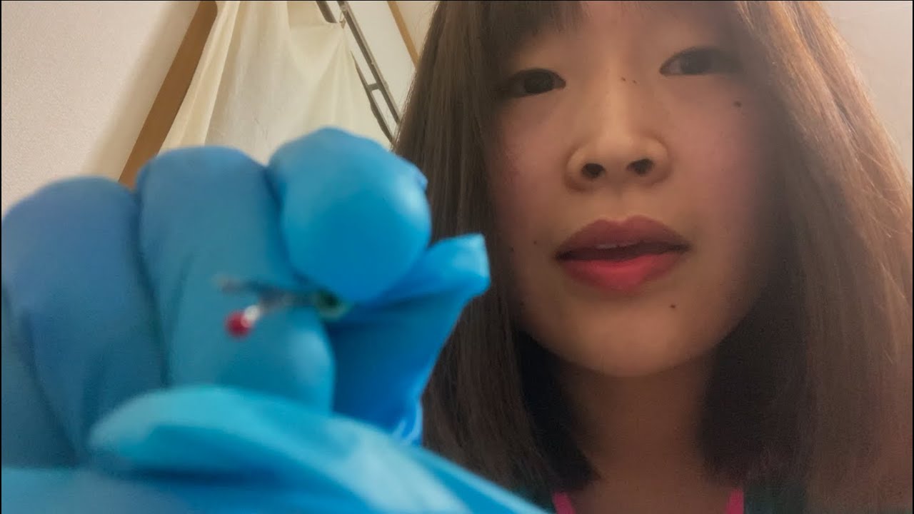 ear piercing roleplay👂asmr