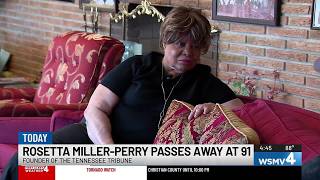Tennessee Tribune founder and civil rights pioneer Rosetta Miller-Perry has died