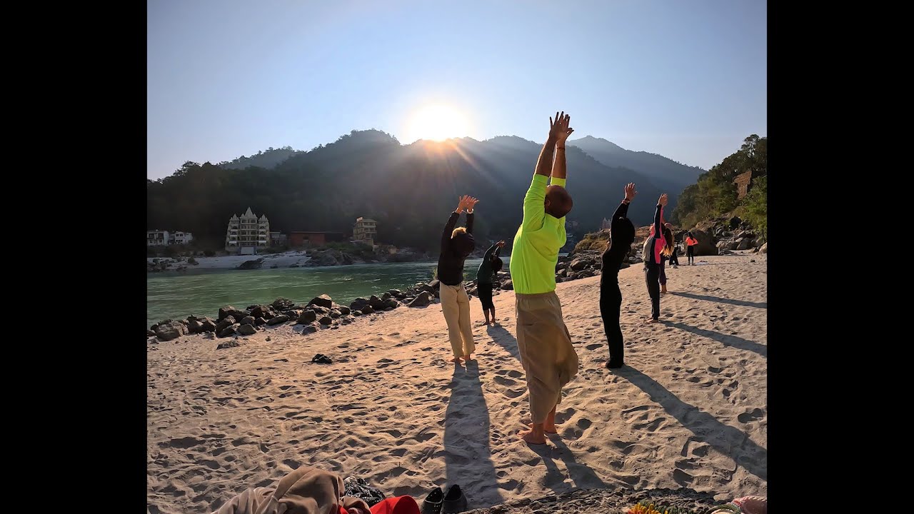 Olito Yoga - India Rishikesh Ganges Hatha Group Practice 2025