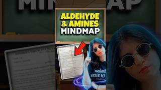 🔥Aldehyde And Amines Mindmap for MHT CET 2026 #mhtcet2026 #mhtcetpreparation #mhtcet #hscboard