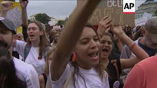 Protesters on Capitol steps as vote draws near