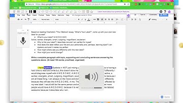 Hamilton Student Margot Voice-Typing and Text-Speech with texthelp Demo