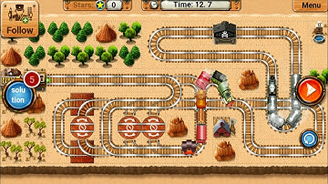 Train Track Builder Puzzle Game | Rail Maze 2 | Android Gameplay #540