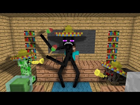 Monster School: Dancing - Minecraft Animation