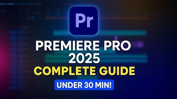 Premiere Pro Tutorial 2025 | Learn Adobe Premiere Pro in 30 Minutes! + Free Project Files Workshop