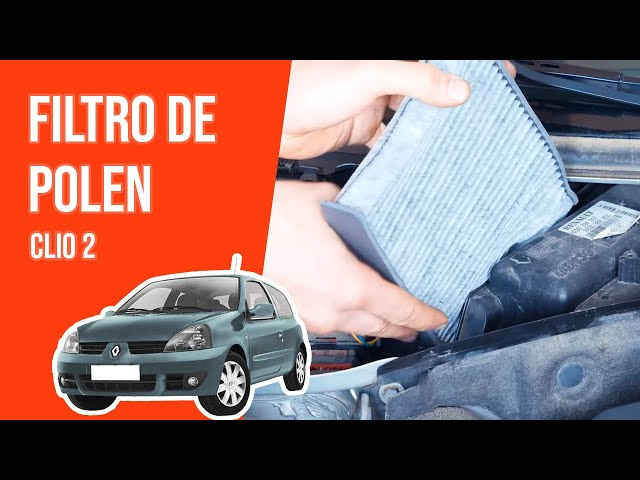 Cambio de filtro anti polen de Clio mio 