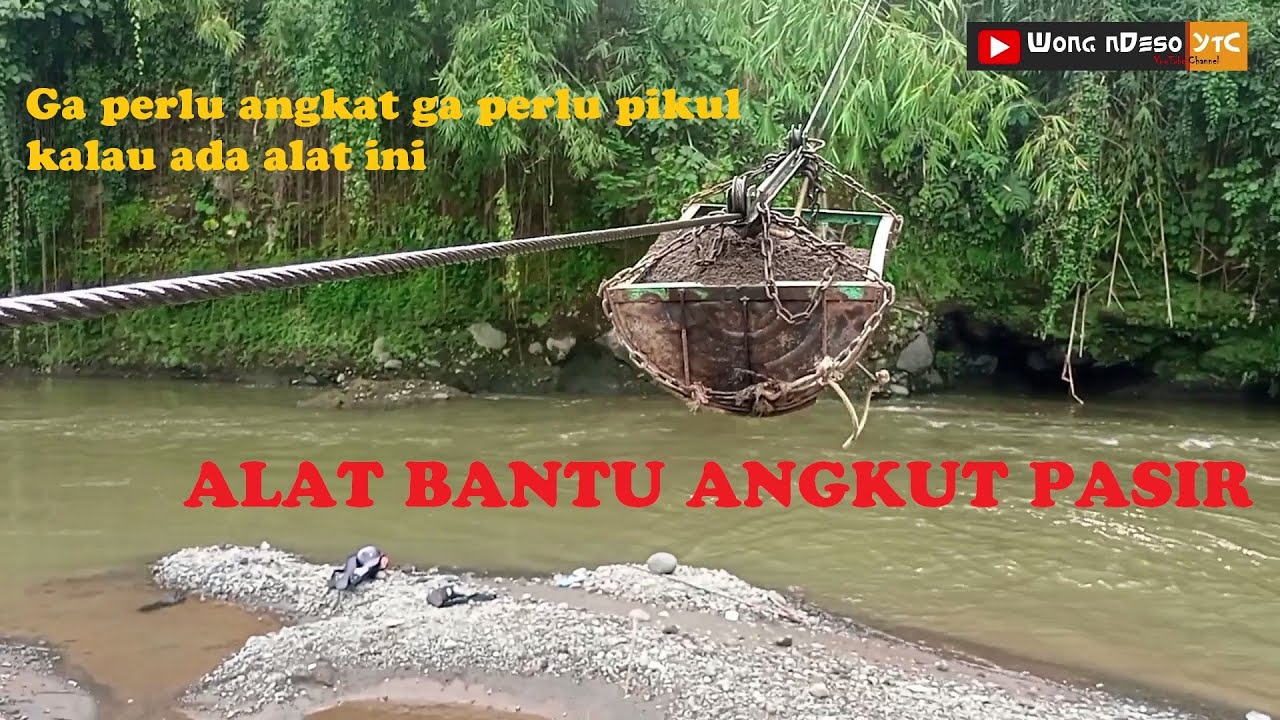 Gondola Alat Bantu Angkut Pasir