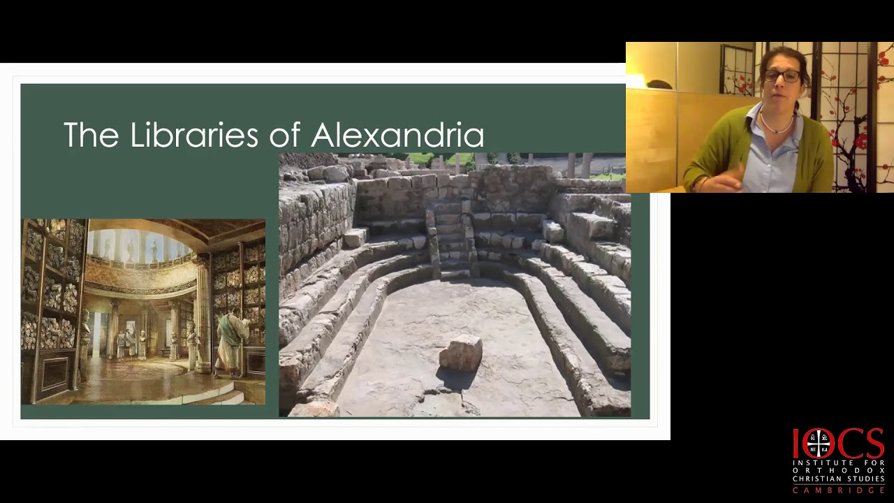 Dr Anna Lefteratou - 'Late Antique Alexandria' (Interfaith dialogue and conflict)