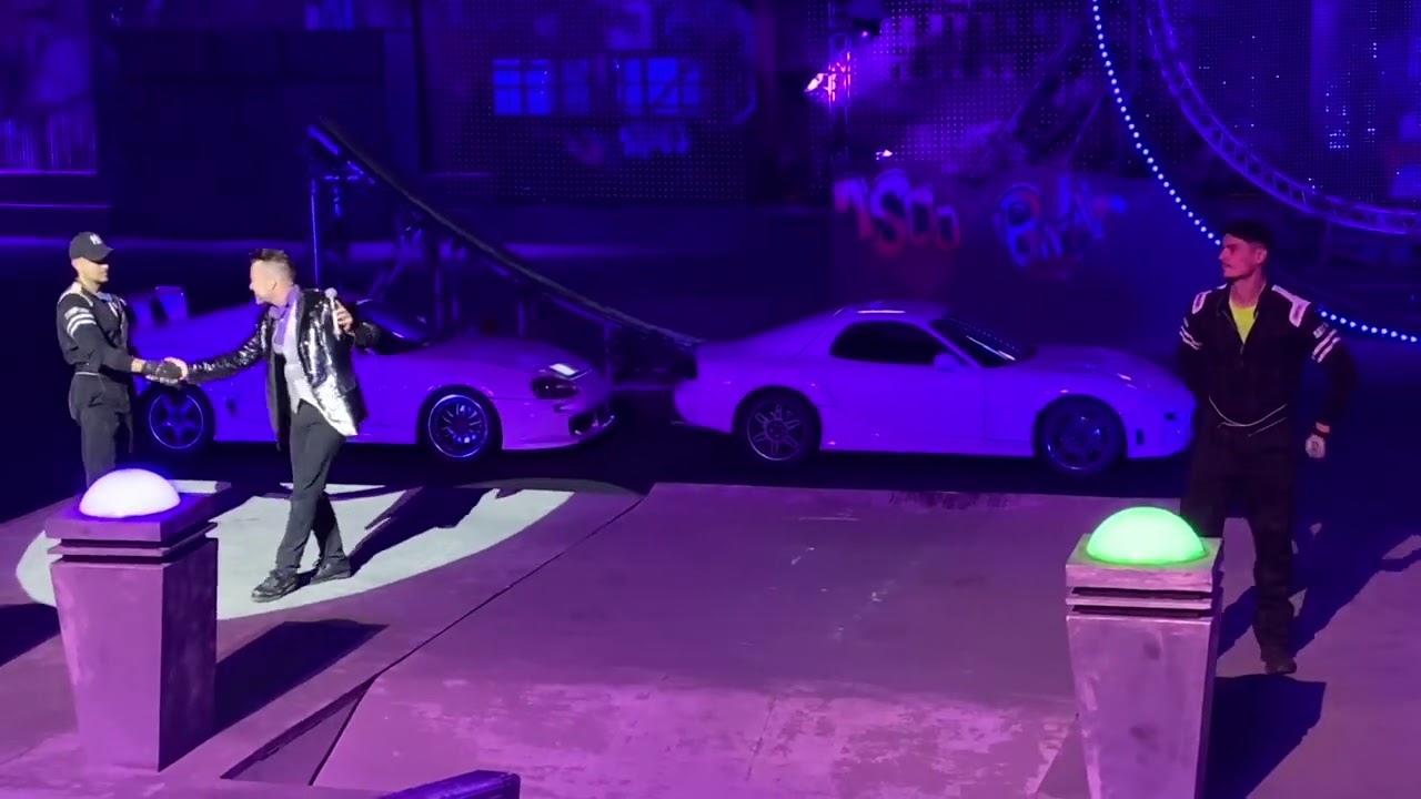 Throwback || Dubai Global Village || Car stunt show monster