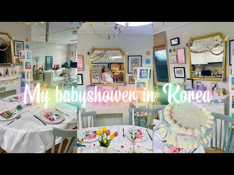 mi baby shower en Corea del Sur & la revelación de género