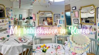 mi baby shower en Corea del Sur &amp; la revelación de género