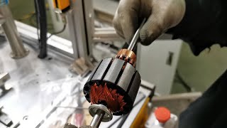 Commutator automatic turning lathe machine for DC motor Armature manufacturing