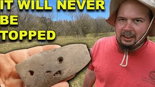 HOLY GRAIL - Gorget found etched with DRAWINGS or TREASURE MAP sifting for Native American artifacts