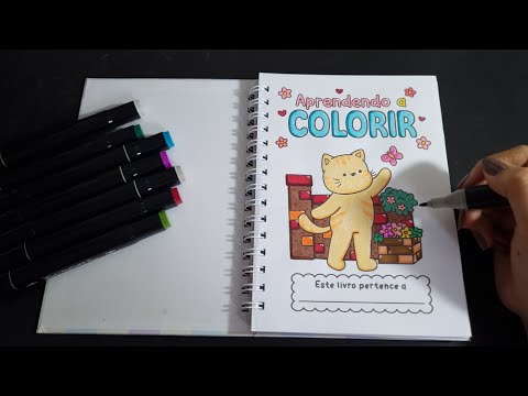 ASMR 1H Colorindo "Bobbie Goods" (aprendendo a pintar)