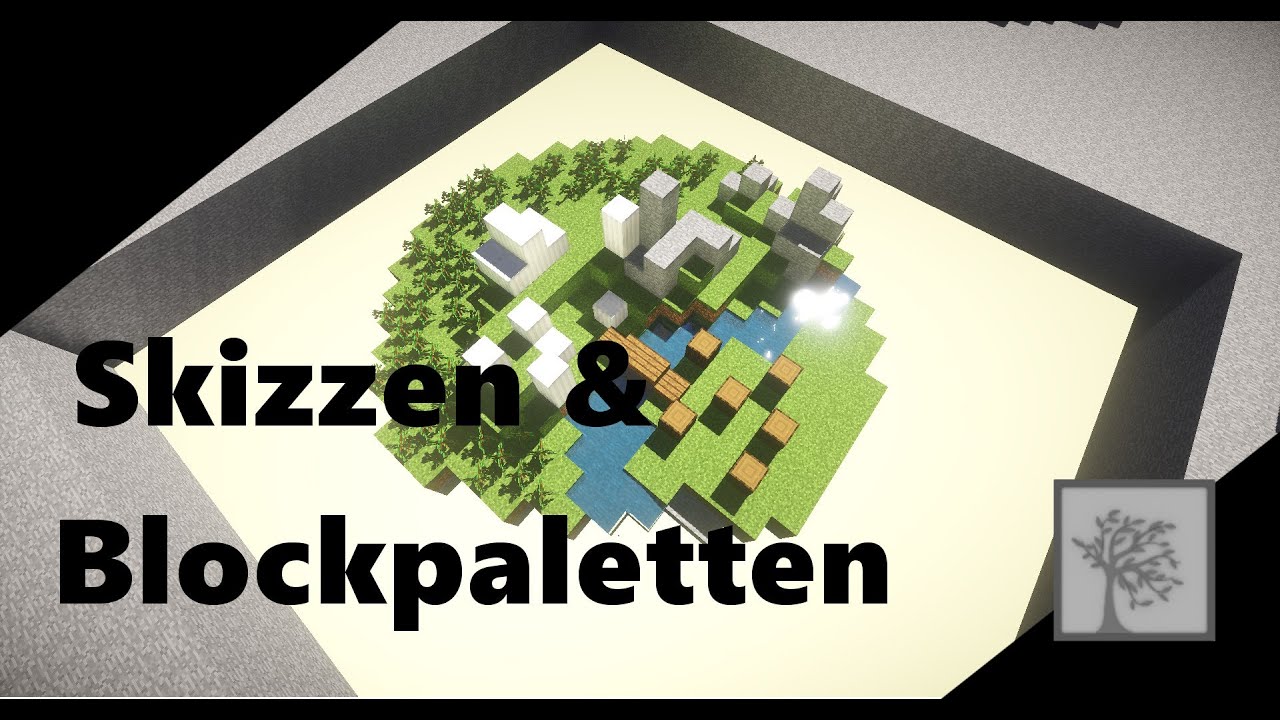 Minecraft Building Basics || Skizzen und Blockpaletten - YouTube