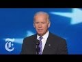 Election 2012 | Joe Biden's Full DNC Speech | The New York Times