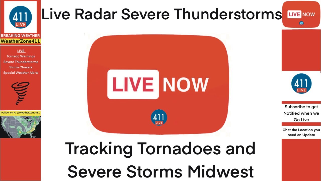 🔴 Live Tornado and Severe Weather Tracking - YouTube
