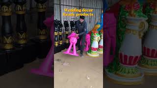 Wedding Décor Ready Products Available Now 💍✨#fiber #manufacturing #customer #contact #art #decor