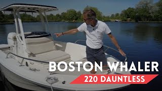 Boston Whaler 220 Dauntless - English Walkthrough