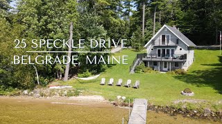 Private and Beautiful Waterfront Great Pond - 25 Speckle Dr, Belgrade Maine -SOLD