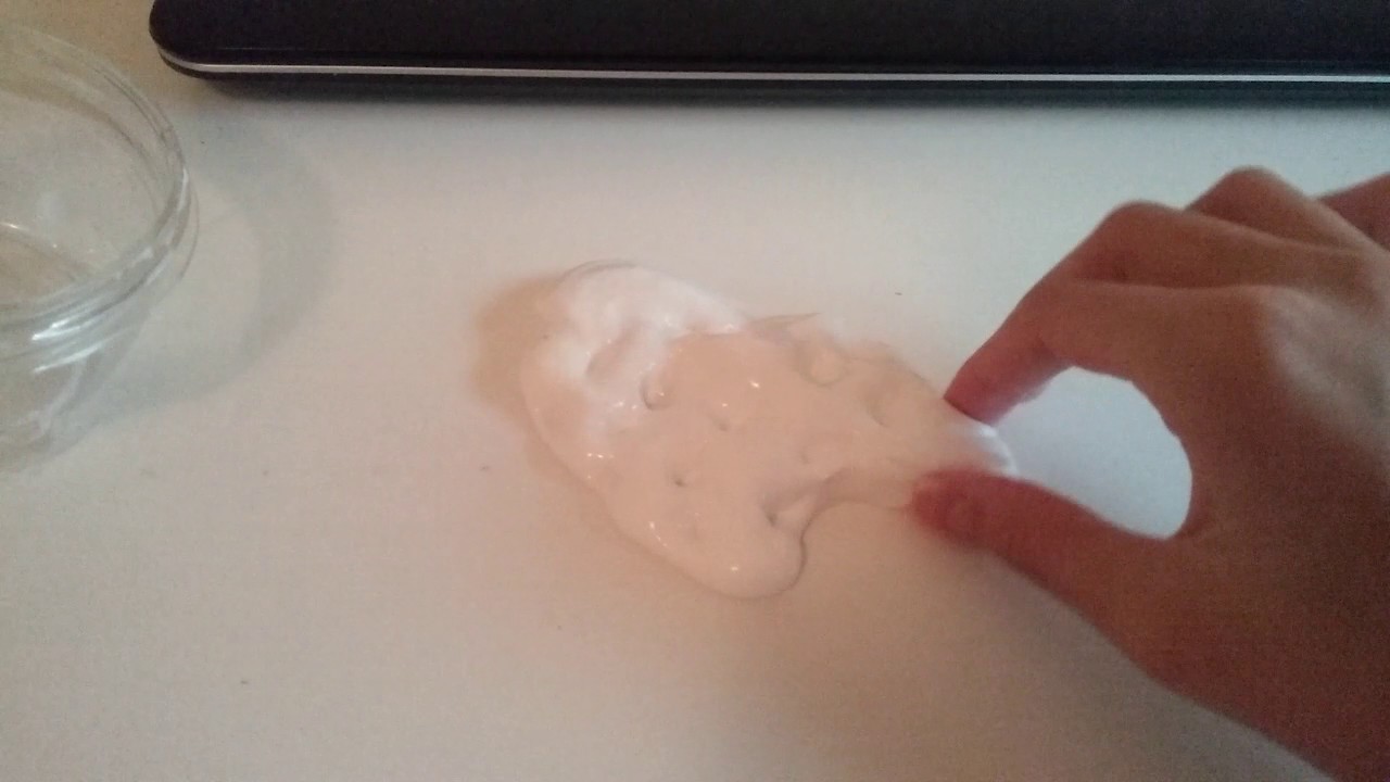 WHITE FLUFFY SLIME - YouTube