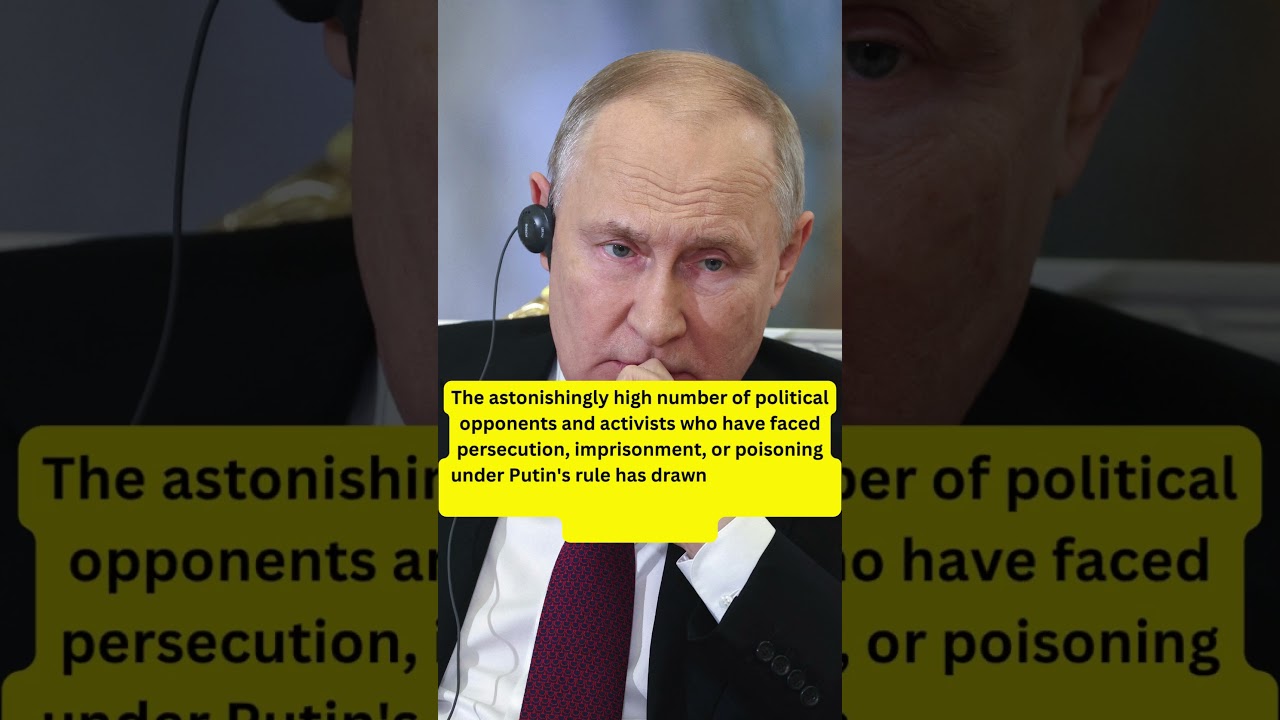 Persecution and Opposition: Astonishing Criticism of Putin's Treatment of Political Dissent