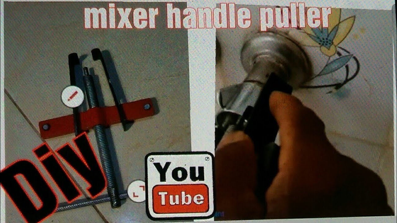 Shower mixer handle puller/remover YouTube