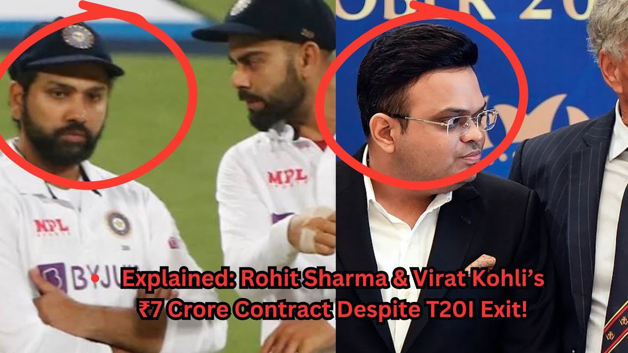 Explained: Rohit Sharma & Virat Kohli’s ₹7 Crore Contract Despite T20I Exit!
