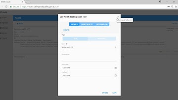 NSMC audit system video tutorial - Part 3 - Creating audits and entering audit data