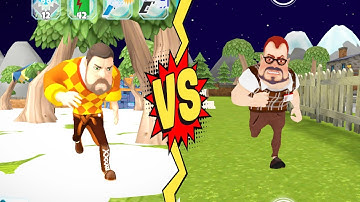 Dark Riddle Chapter 3 vs Dark Riddle Classic ( Librarian vs Neighbor )