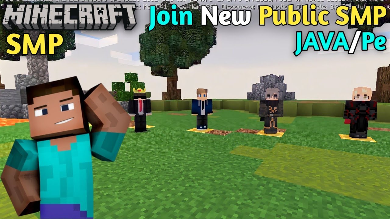 Join New Minecraft Public SMP For Java/Pe - YouTube