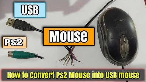 How to Convert Ps2 Mouse into USB Mouse at Your Home