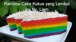 Resep Rainbow Cake Kukus ala Ny. Liem yang Lembut dan Enak (Tumpuk Langsung), Anti Gagal - Durasi: 6.13. 