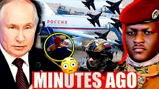 Putin Russia Honors Capt. Ibrahim Traoré with Special Jet! Traoré in Moscow for V-Day Parade 🇧🇫✈️🇷🇺