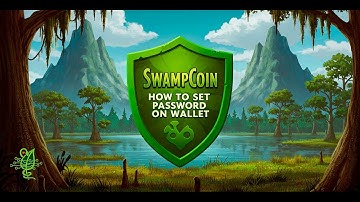 Swampcoin: How To Set Password On Wallet Guide