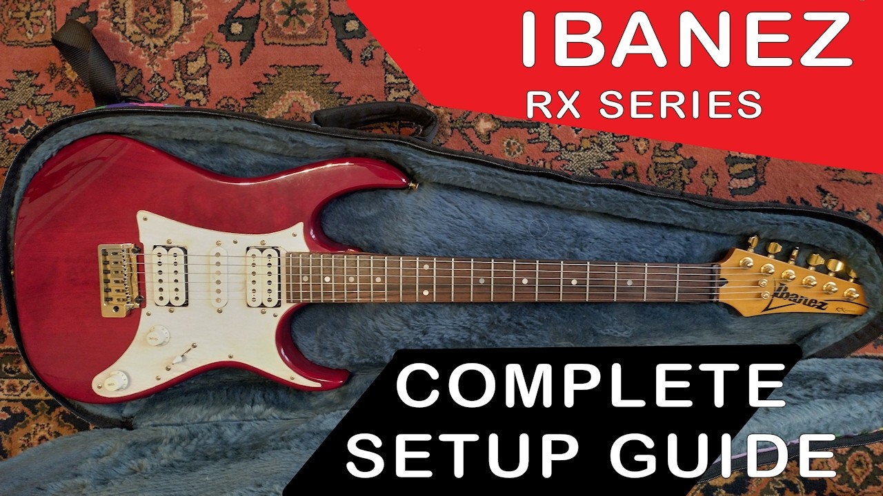 IBANEZ RX SERIES – COMPLETE SETUP: OFFICIAL SPECS, RELIEF, ACTION