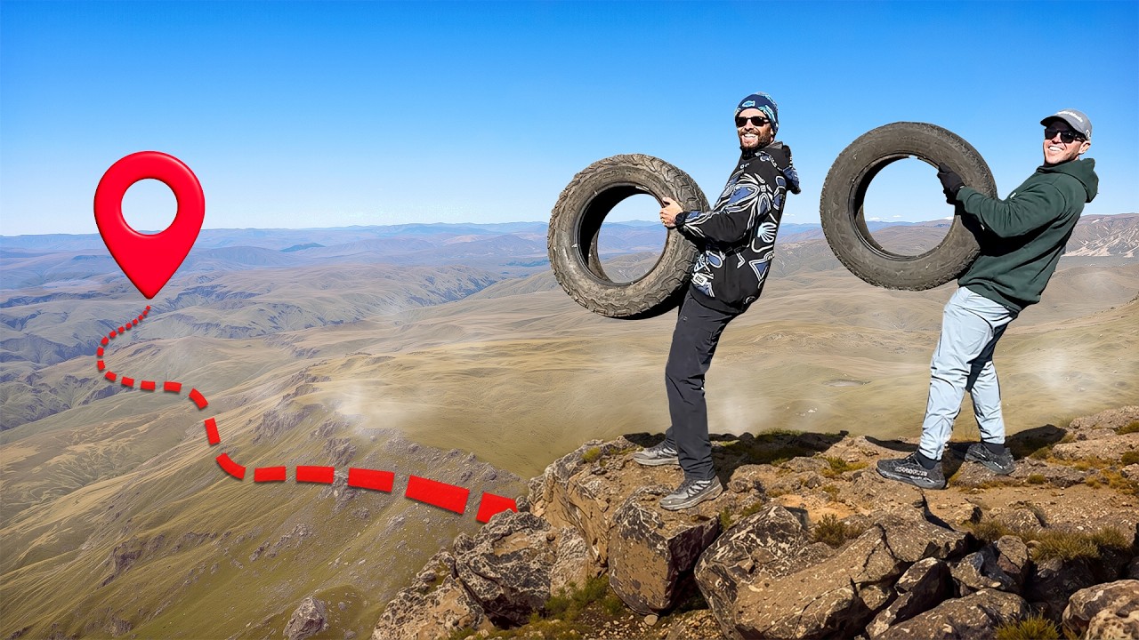 Tires Vs Mountain! Closest To The Pin Wins