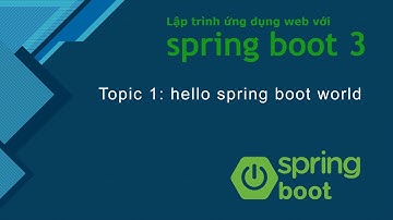 Khóa học Java spring boot 3: #1 Hello world