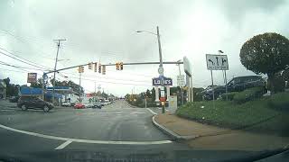 Rainy Drive to Lowe's Home Improvement in North Providence, Rhode Island