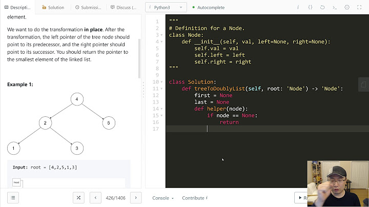 426. Convert Binary Search Tree to Sorted Doubly Linked List - English Version