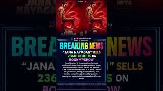 Jana Nayagan Sells 236K BookMyShow Tickets in 24 Hours | Vijay Movie Buzz 🔥