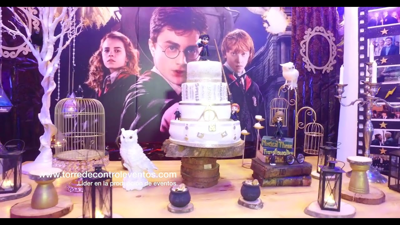 15 años tematica harry potter 