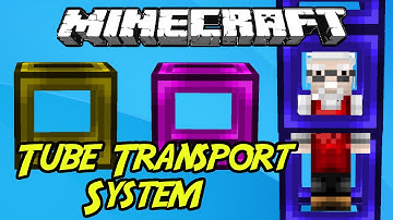 Minecraft Mods: "  Tube Transport System Mod 1. 7. 10 "