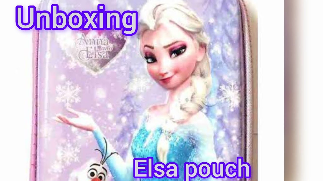 unboxing elsa box come pouch/#cute pouch/yuvedha info - YouTube