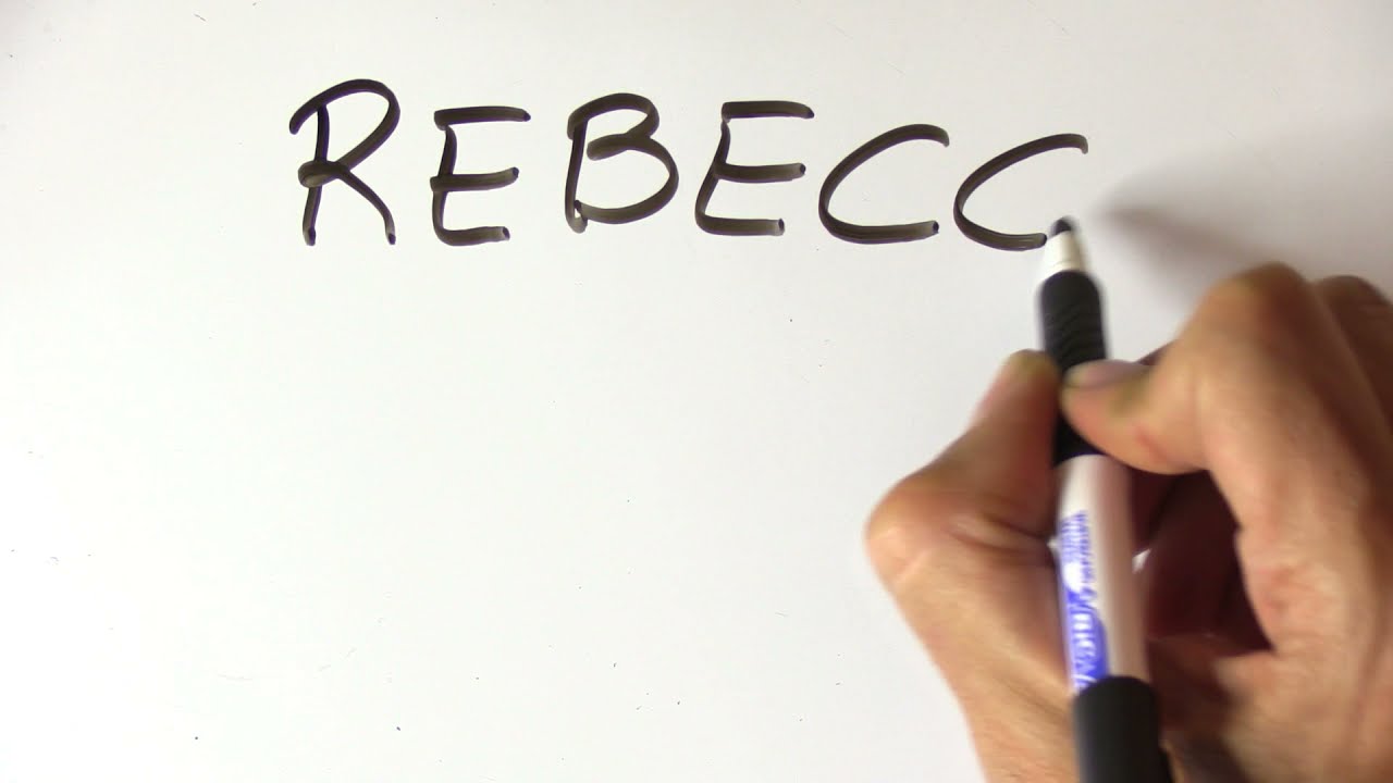 Como Se Escribe Rebeca En Ingles