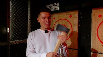 WHISTLE PUNKS AXE THROWING! (dAnGeRoUs)