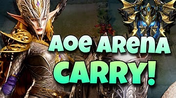 How I Hit TOP 50 In Aoe Arena With VALARA!!! Aoe Arena Showcase | Watcher of Realms