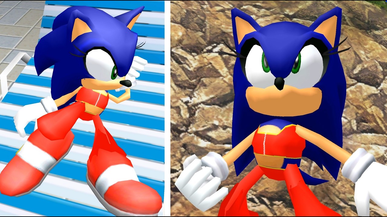 New Female Sonic in Sonic Adventure
